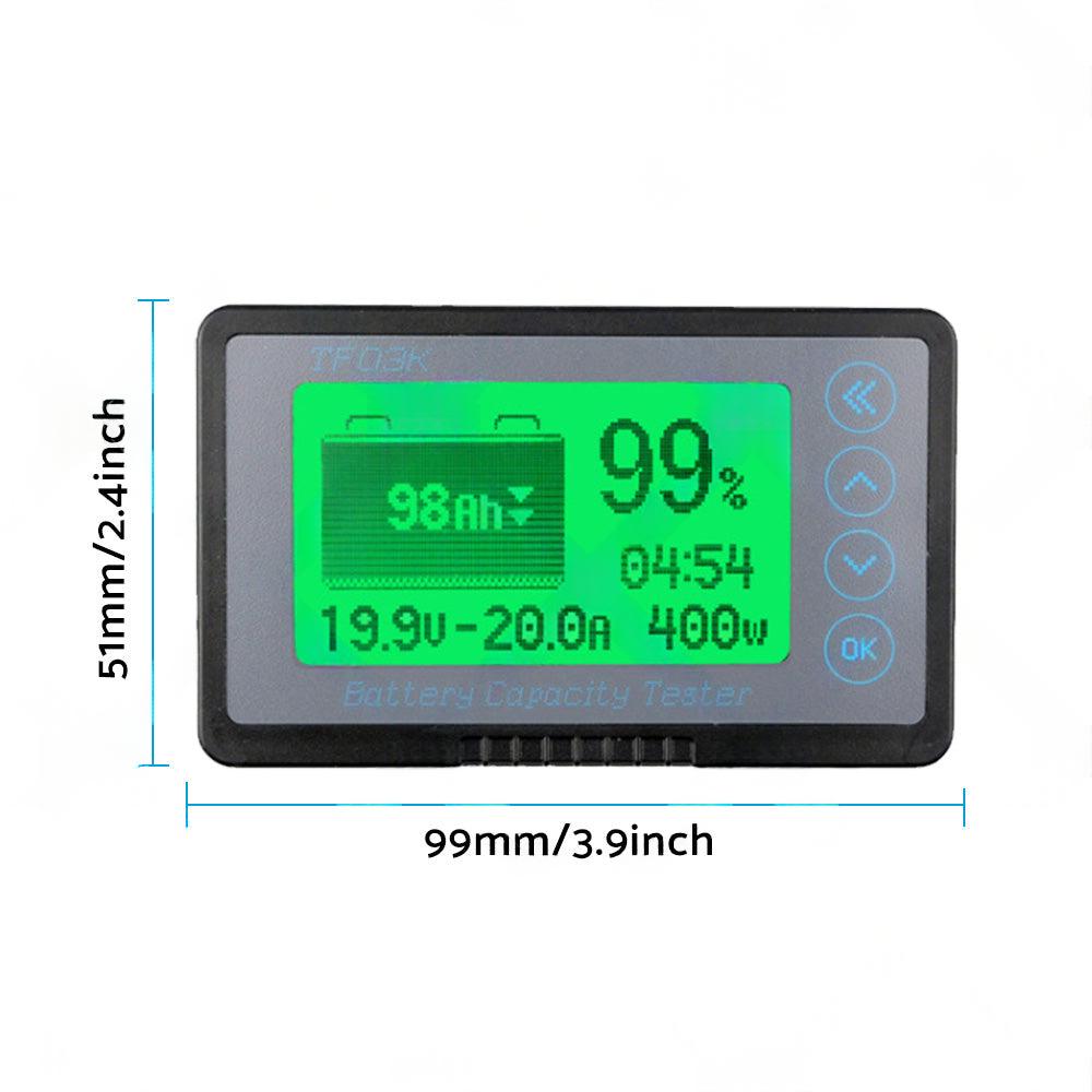 350A MAX 500A LCD Alarm Tester Capacity Display Lithium Battery Monitor Caravan.