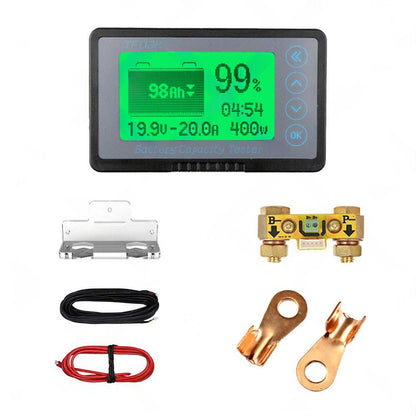 350A MAX 500A LCD Alarm Tester Capacity Display Lithium Battery Monitor Caravan.