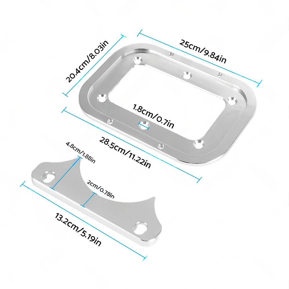 Billet Aluminum Battery Relocation Tray Hold Down Mount For 34 or 78 Optima Battery.