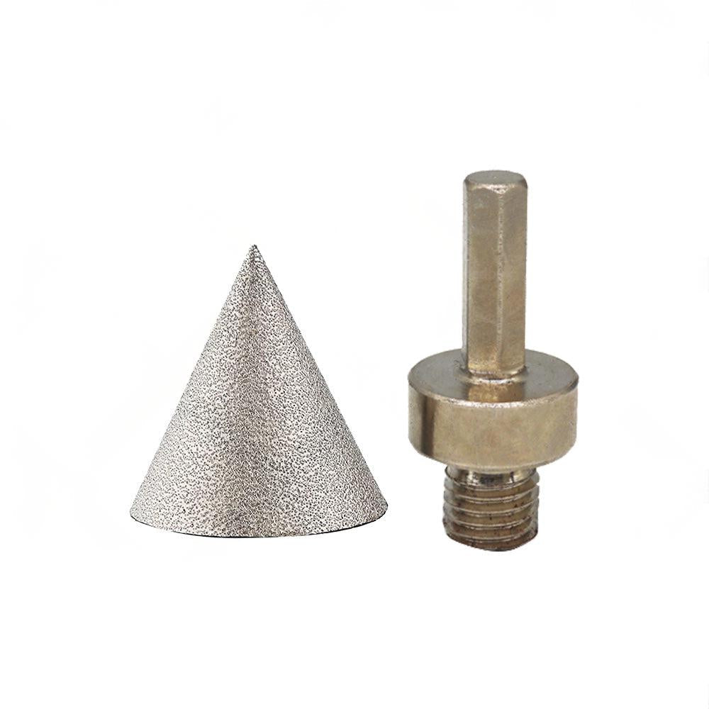 1 Pcs 35mm Diamond Chamfer Finger Bit Ceramic Tile Milling Cone Bit Cut.