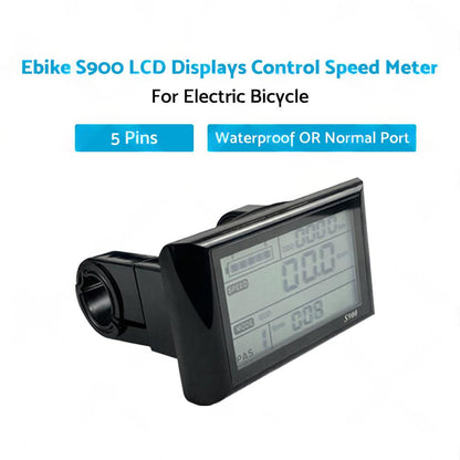 Ebike S900 LCD Displays Control Electric Bicycle Speed Meter Speedometer.