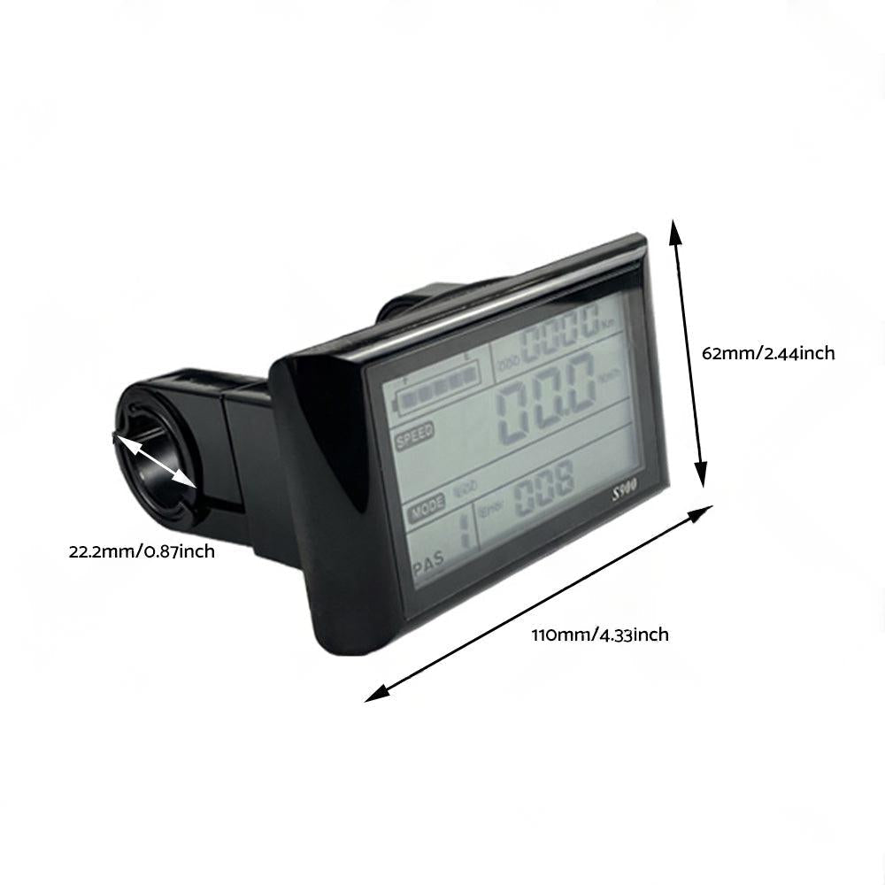 Ebike S900 LCD Displays Control Electric Bicycle Speed Meter Speedometer.
