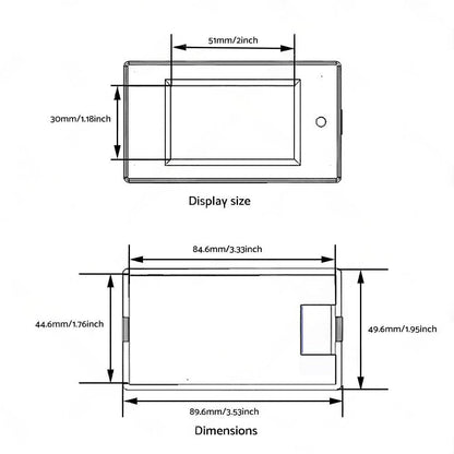 DC 6. 5~100V 20-50-100A LCD Digital Combo Panel Display Volt Amp Power Watt Meter.