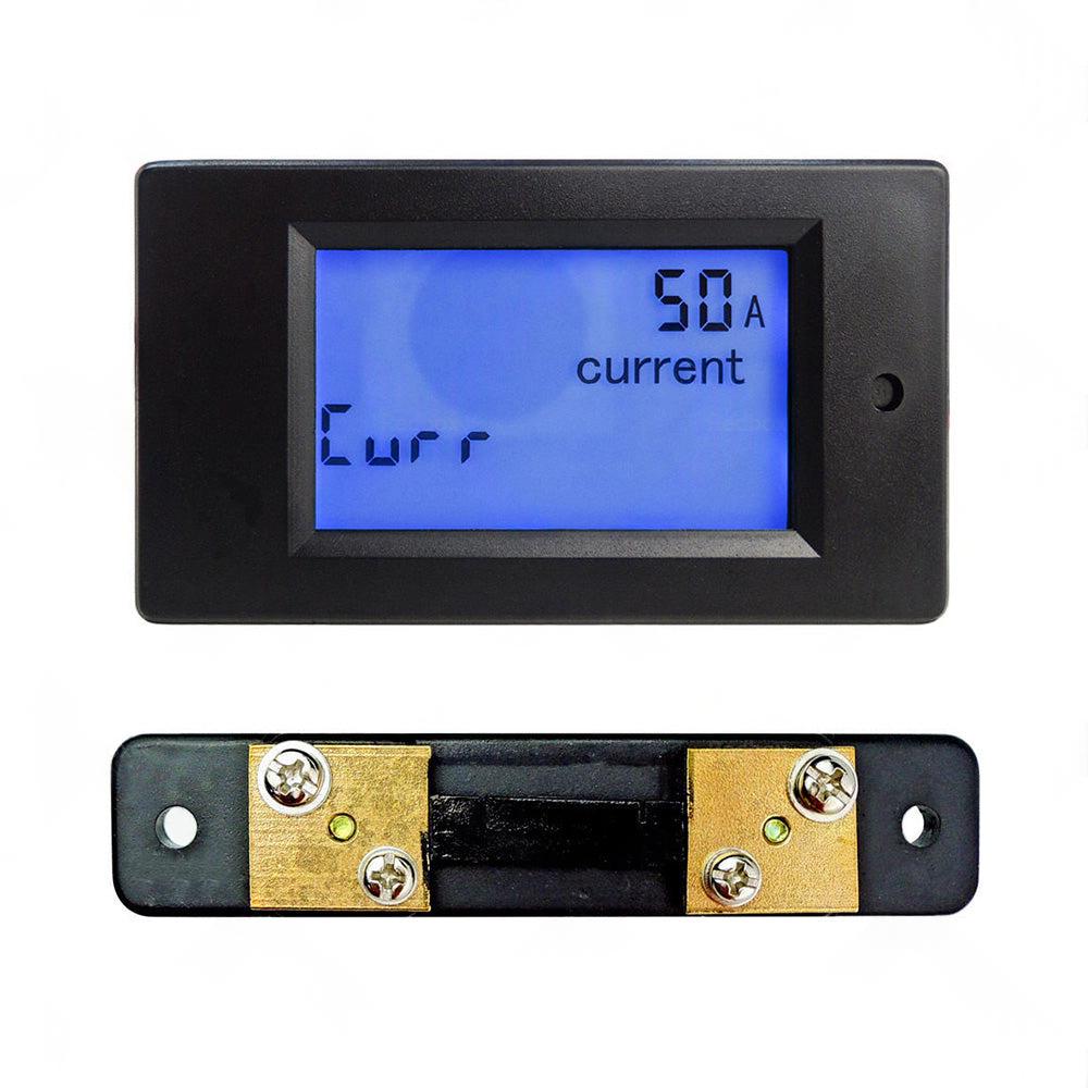 DC 6. 5~100V 20-50-100A LCD Digital Combo Panel Display Volt Amp Power Watt Meter.
