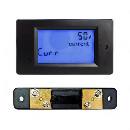 DC 6. 5~100V 20-50-100A LCD Digital Combo Panel Display Volt Amp Power Watt Meter.