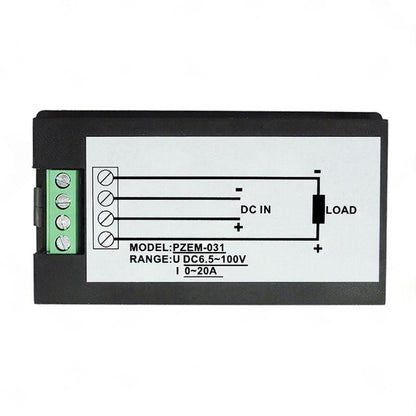DC 6. 5~100V 20-50-100A LCD Digital Combo Panel Display Volt Amp Power Watt Meter.