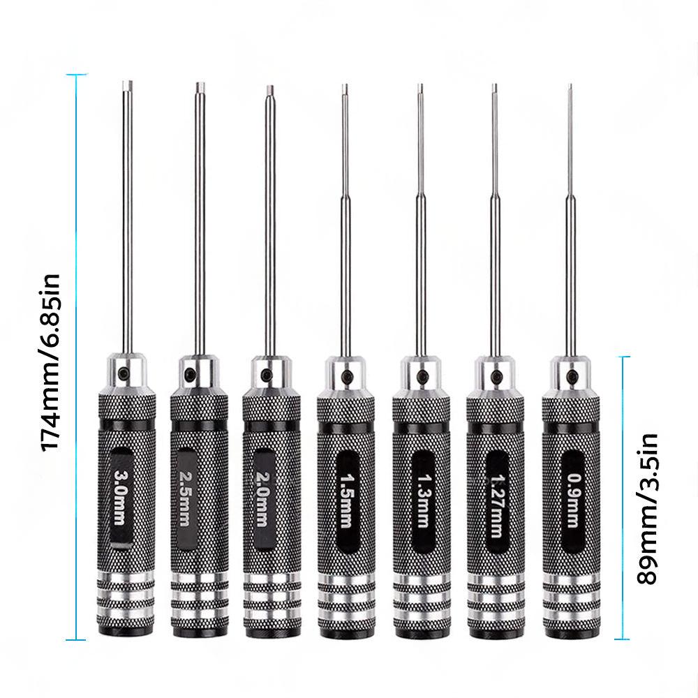 Hex Nut Screwdriver Set Repair Tool Kit for RC Traxxas Car Helicopter Boat Drone.