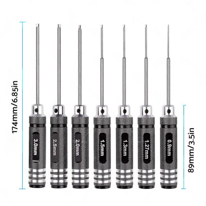 Hex Nut Screwdriver Set Repair Tool Kit for RC Traxxas Car Helicopter Boat Drone.