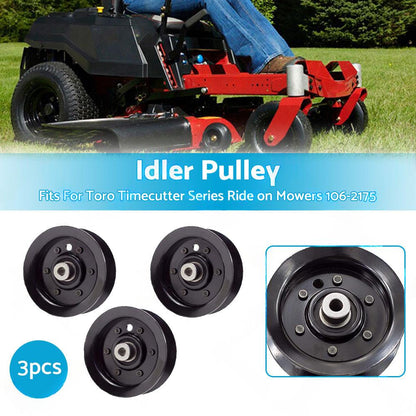 3x Idler Pulley For Toro Timecutter Series  Z4200 Z5000 Ride on Mowers 106-2175.