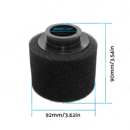 38mm Foam Pod Air Filter Cleaner 125cc 140cc PIT PRO Quad Dirt Bike ATV Buggy.