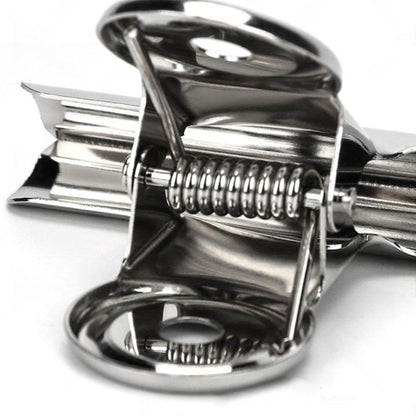 6/12PCS Stainless Steel Bulldog Paper Clip Metal Office Binder Grip Clamp 75mm.