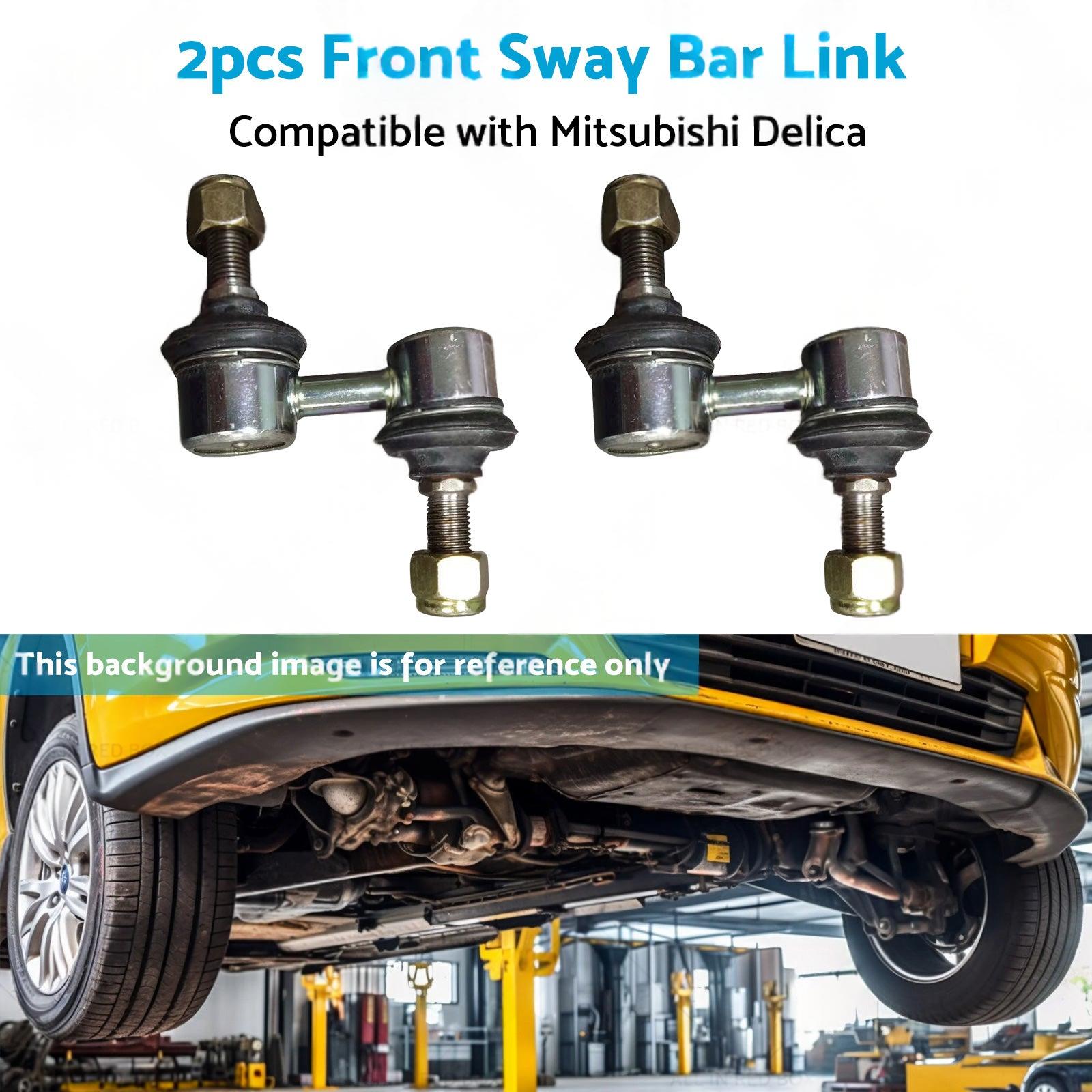 2x Front Stabilizer Sway Bar Link Suitable For Mitsubishi Delica PD8W 1994-2004.