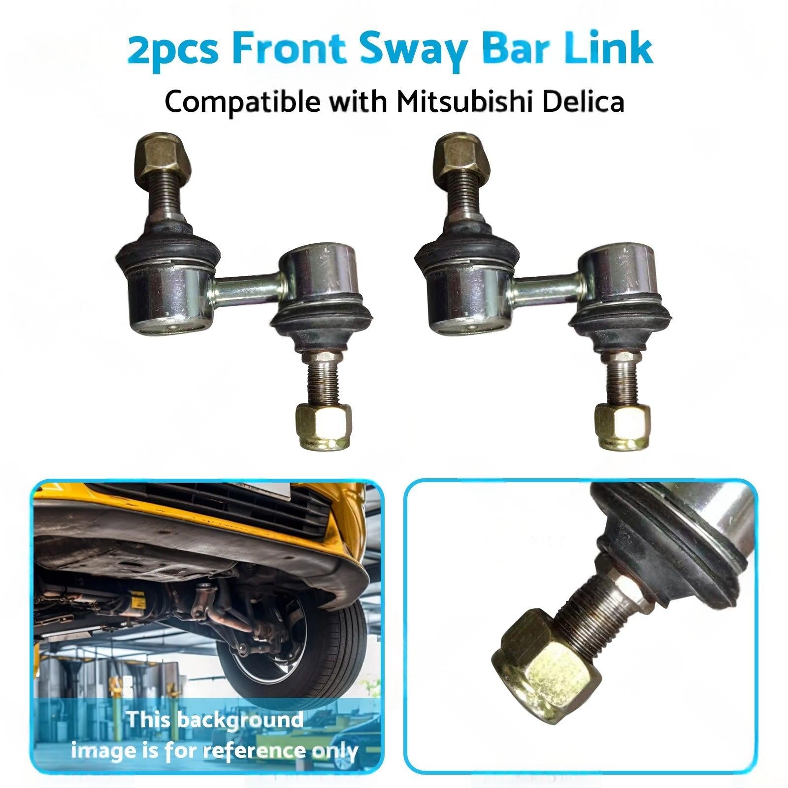2x Front Stabilizer Sway Bar Link Suitable For Mitsubishi Delica PD8W 1994-2004.