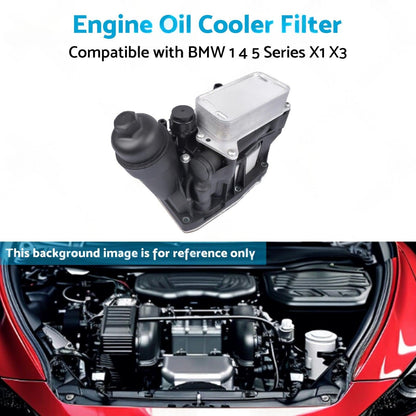 Engine Oil Filter Housing  and  Cooler 11428507697 SuitableFor BMW N47 N57 F25 10-19.