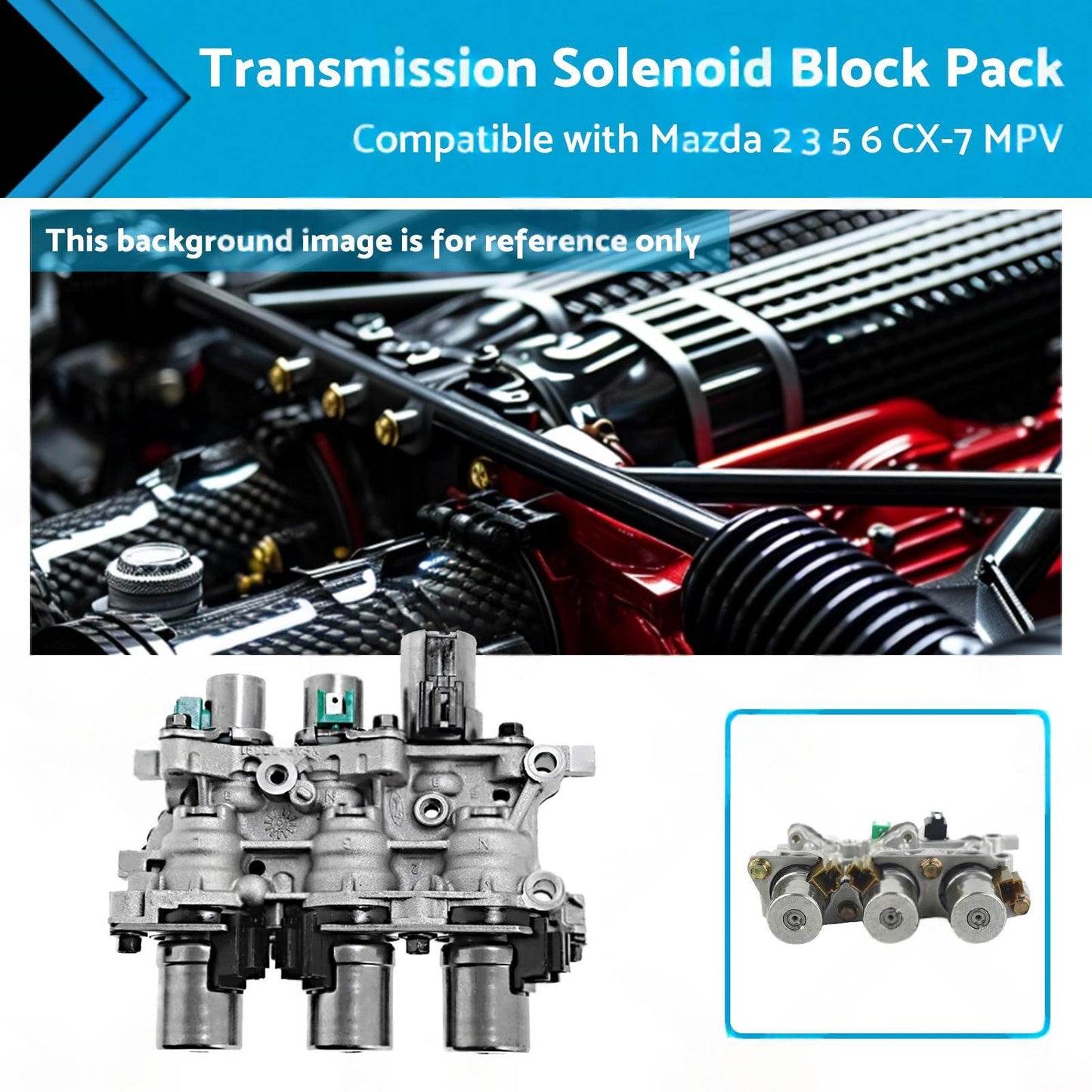 4F27-E Transmission Solenoid Block Pack Suitable For Mazda 2 3 5 6 CX-7 MPV.