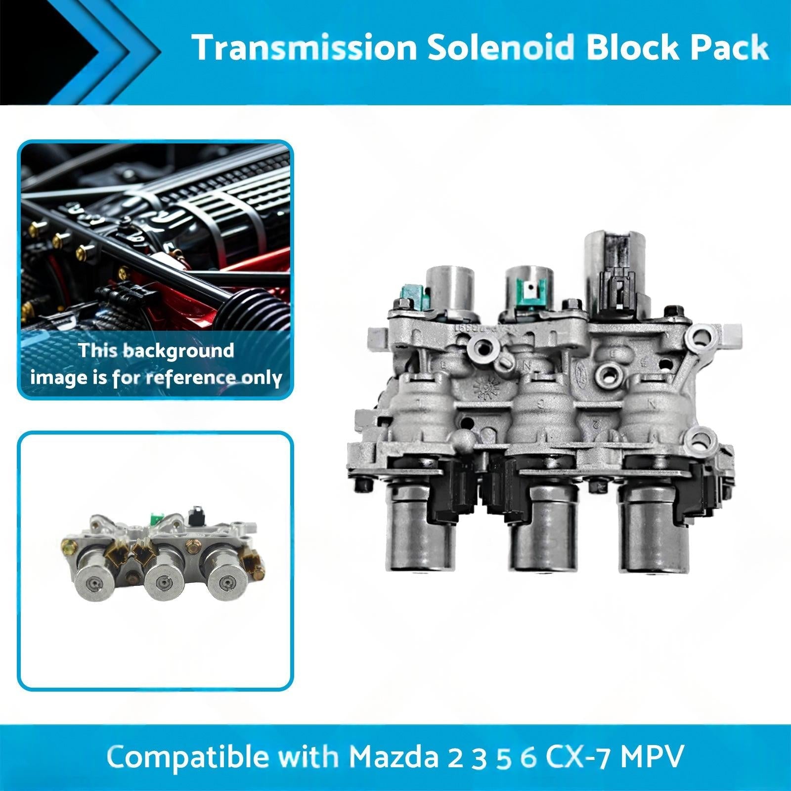 4F27-E Transmission Solenoid Block Pack Suitable For Mazda 2 3 5 6 CX-7 MPV.