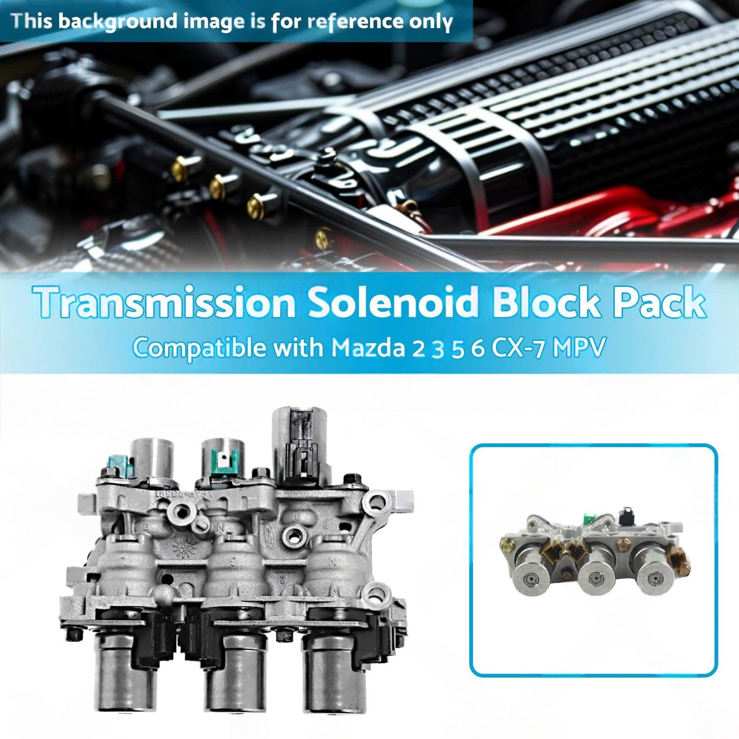 4F27-E Transmission Solenoid Block Pack Suitable For Mazda 2 3 5 6 CX-7 MPV.