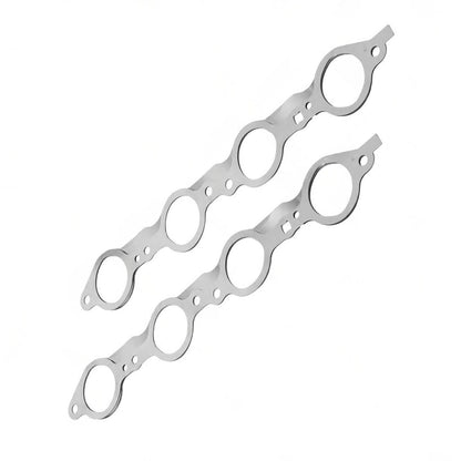 2PCS Exhaust Manifold Gasket Multi-Layer Steel Header Suitable For LS1 LS3 LSX.