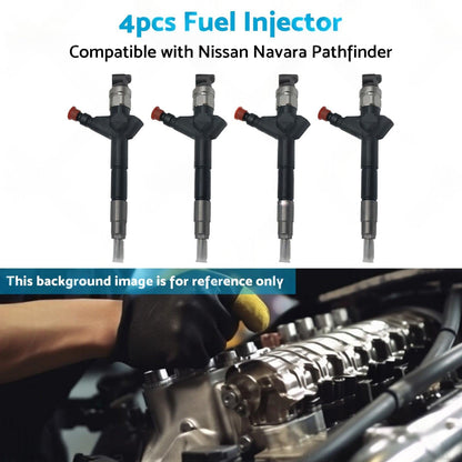 4x 095000-5650 Diesel Injector Suitable for Nissan Navara Pathfinder 095000-5655.