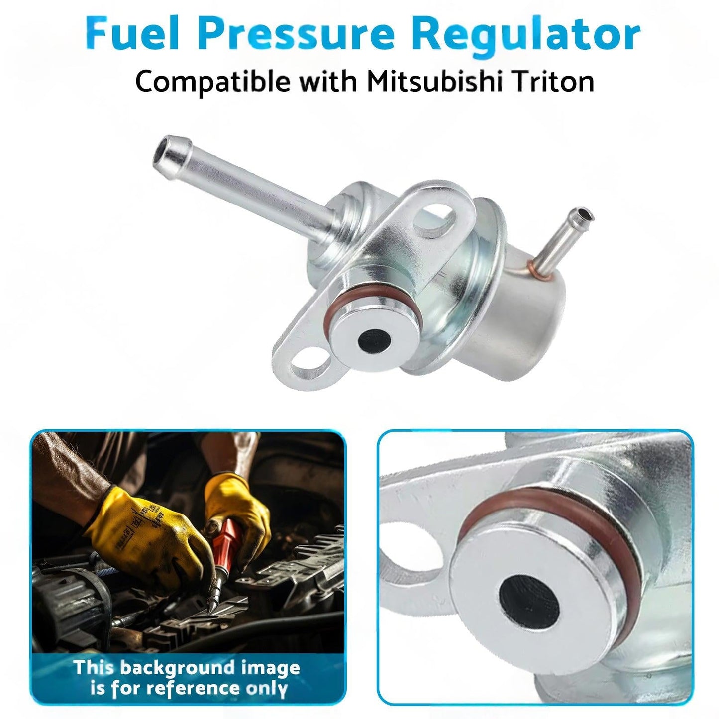 Fuel Pressure Regulator Suitable for Mitsubishi Triton 2. 4ltr 4G64 MK 1996-2006.