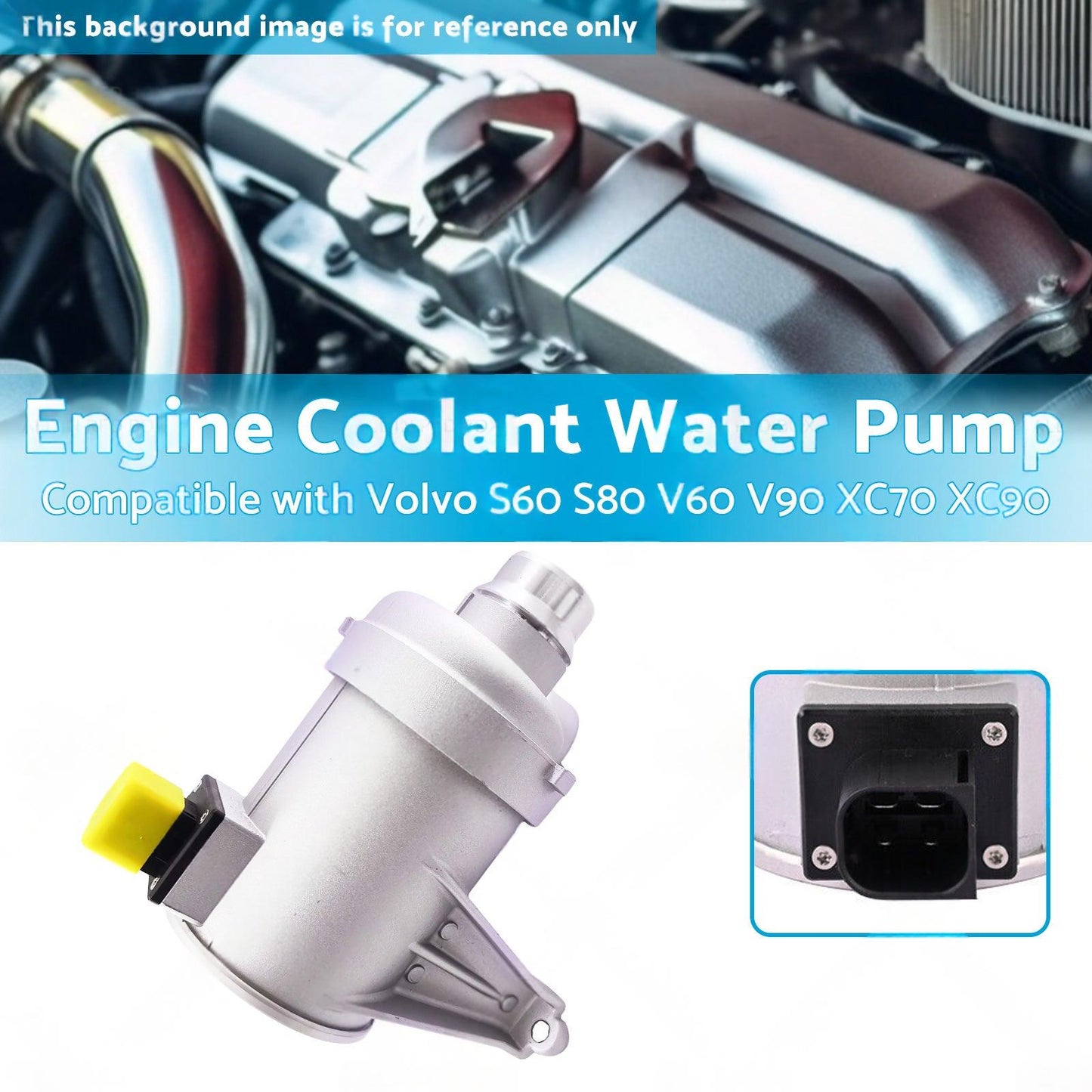Suitable For Volvo XC60 XC70 V60 S60 S80 S90 15-20 Engine Coolant Water Pump.
