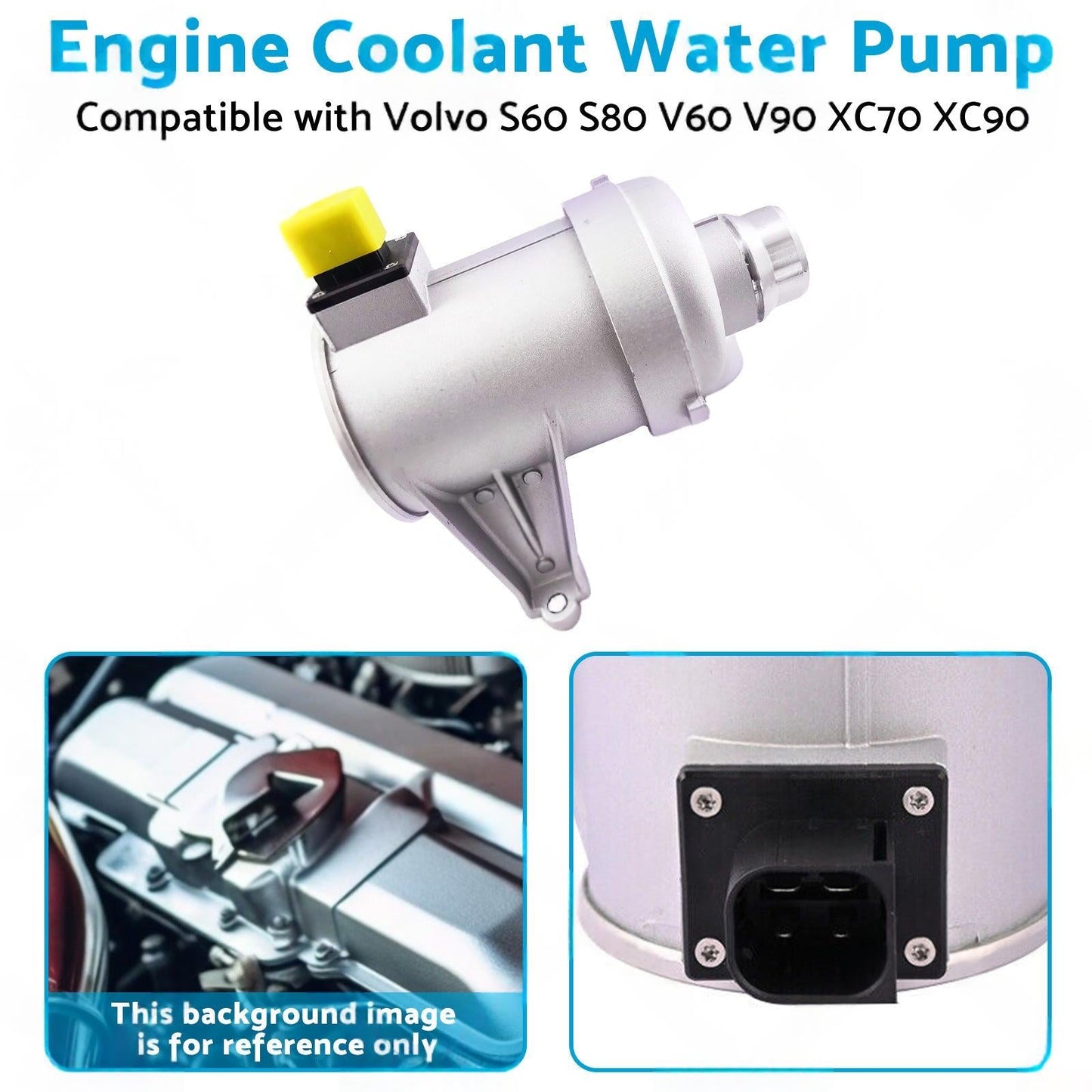 Suitable For Volvo XC60 XC70 V60 S60 S80 S90 15-20 Engine Coolant Water Pump.