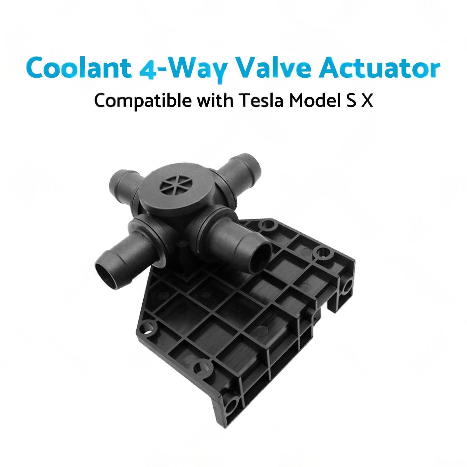 Coolant 4-Way Valve Actuator Suitable for 2012-2017 Tesla Model S X 6007370-00-B.