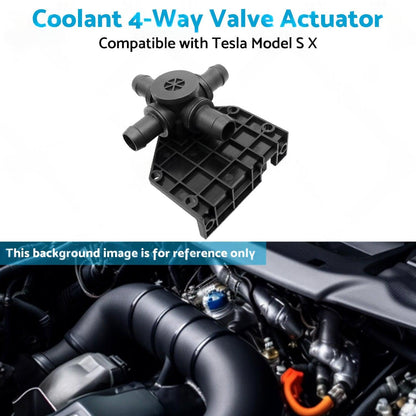 Coolant 4-Way Valve Actuator Suitable for 2012-2017 Tesla Model S X 6007370-00-B.