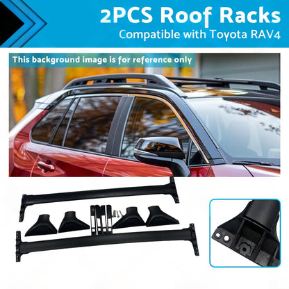 2PCS Roof Racks  or Roof Cross Bars Suitable for Toyota RAV4 2019-2023.