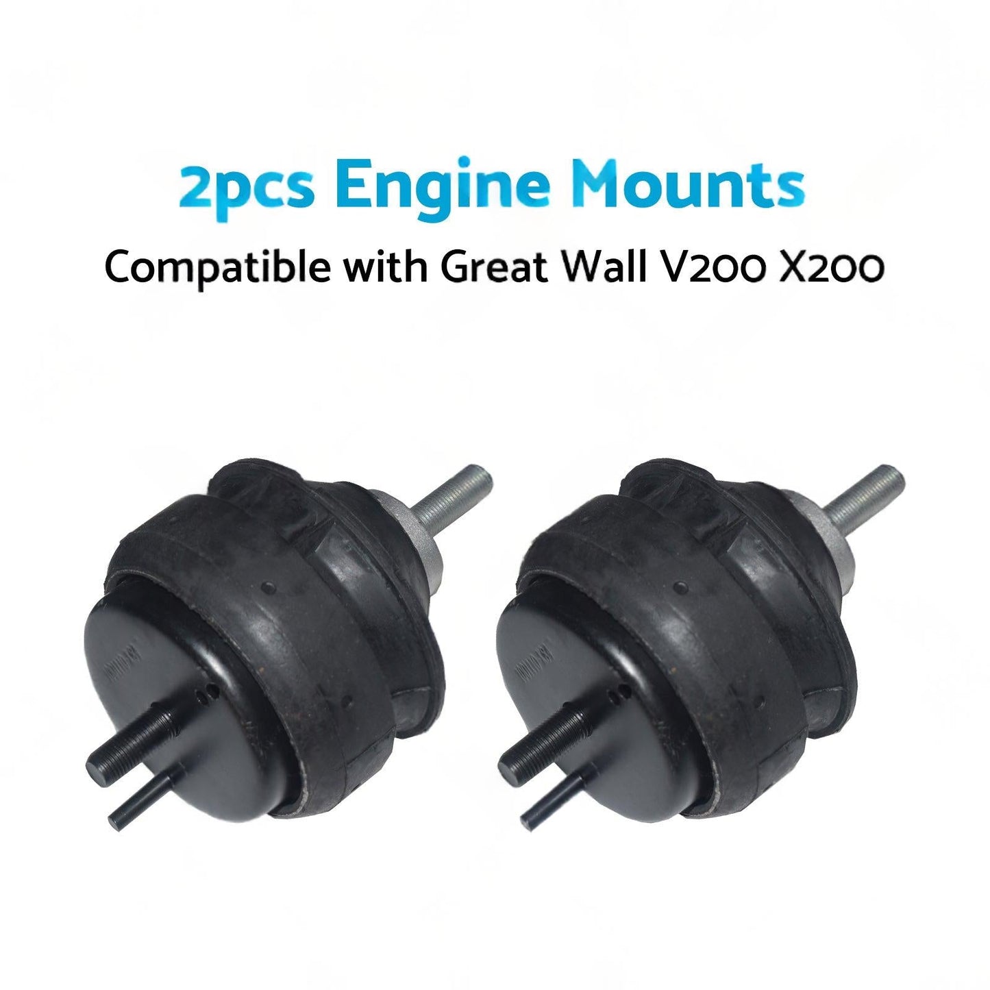 2x Engine Mount Suitable for Great Wall V200 X200 2. 0L GW4D20 Diesel Auto or Manual.