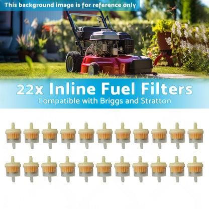 22x Inline Fuel Filter Suitable For Briggs & Stratton 691035 / 493629 16HP-24HP.