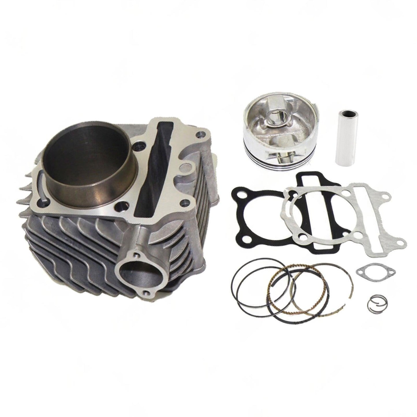 61mm Bore Cylinder Upgrade Kit with Piston & Gasket Suitable For GY6 172cc / 180cc Motor.