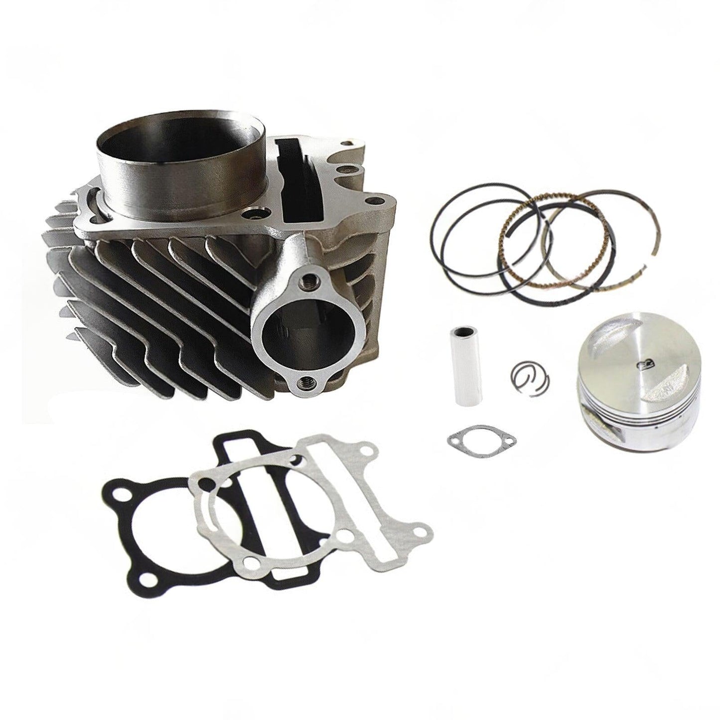 61mm Bore Cylinder Upgrade Kit with Piston & Gasket Suitable For GY6 172cc / 180cc Motor.