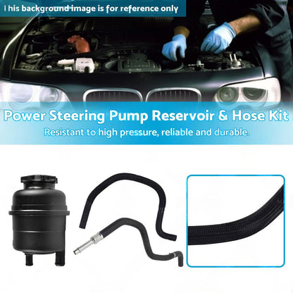 Power Steering Pump Reservoir & Hose Kit Suitable For BMW E38 / E39 520i / 523i / 525i.