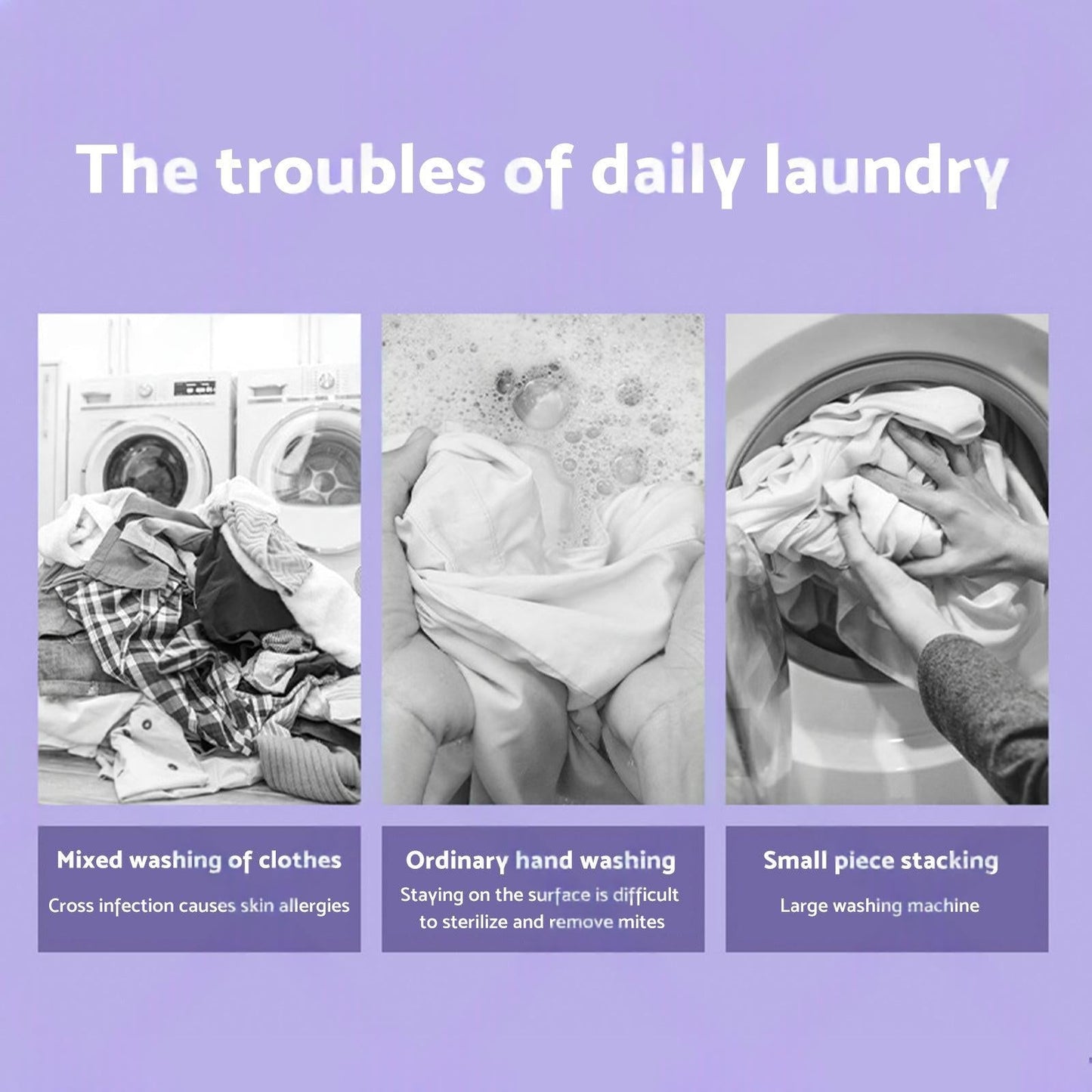 8L Foldable Portable Washing Machine with 3 Modes Deep Cleaning Automatic Washer 240V.