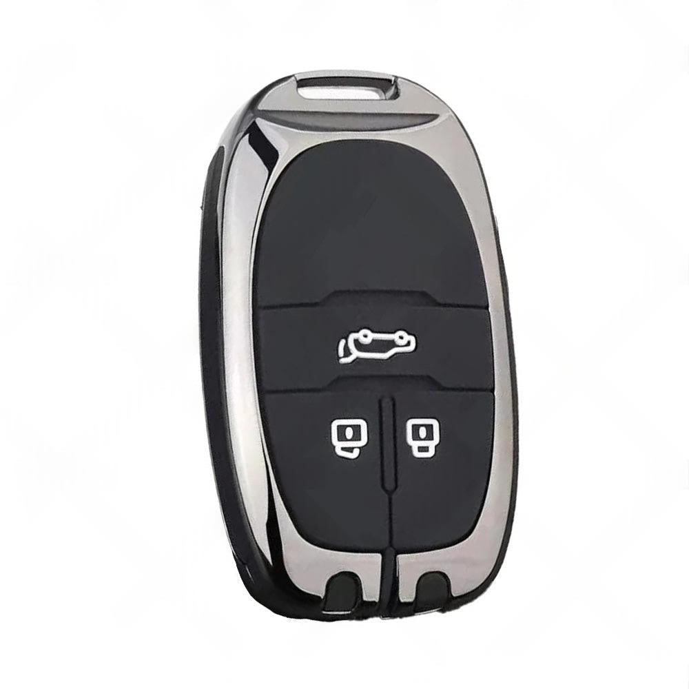 Zinc Alloy Remote Key Fob Case Cover Shell Suitable For LDV D90 3-Button Key Fob.