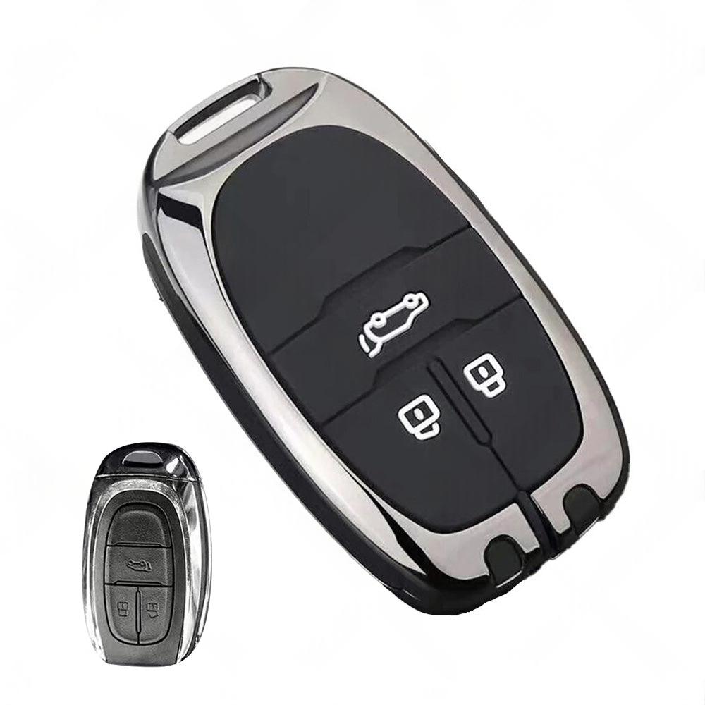 Zinc Alloy Remote Key Fob Case Cover Shell Suitable For LDV D90 3-Button Key Fob.