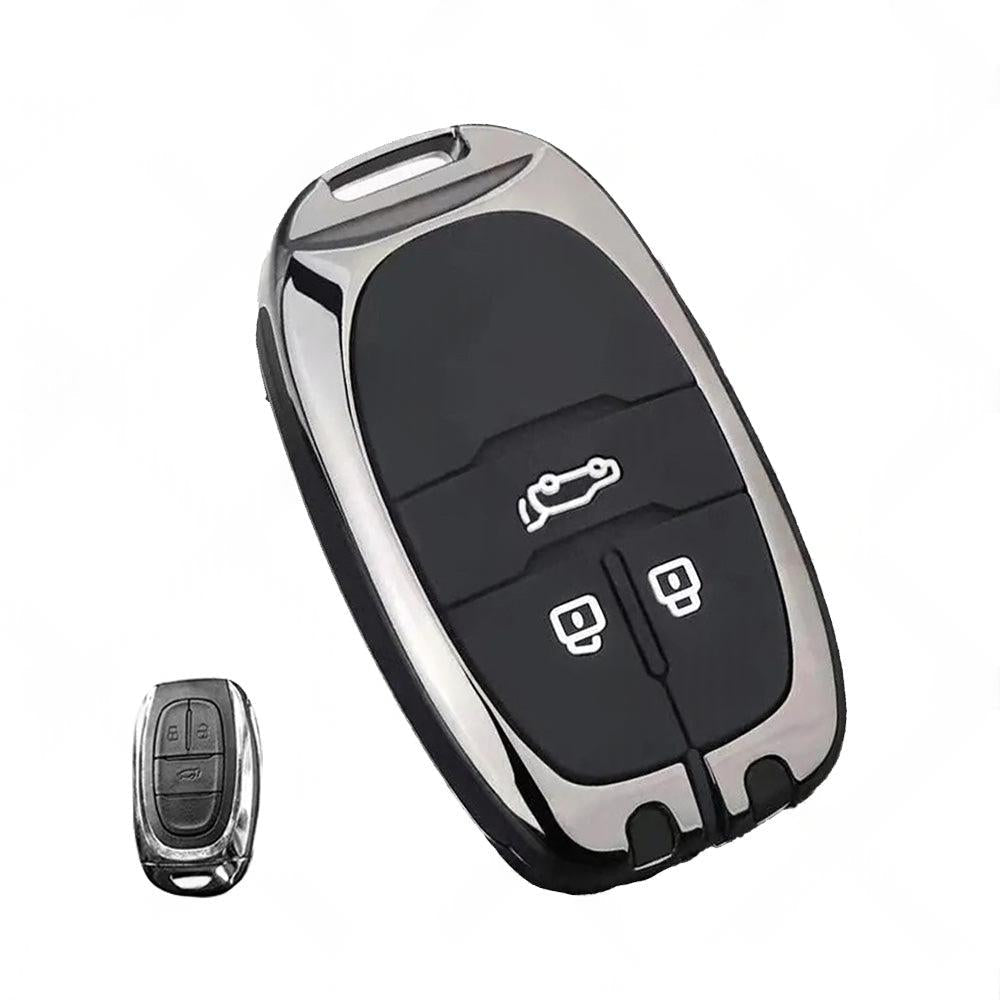 Zinc Alloy Remote Key Fob Case Cover Shell Suitable For LDV D90 3-Button Key Fob.