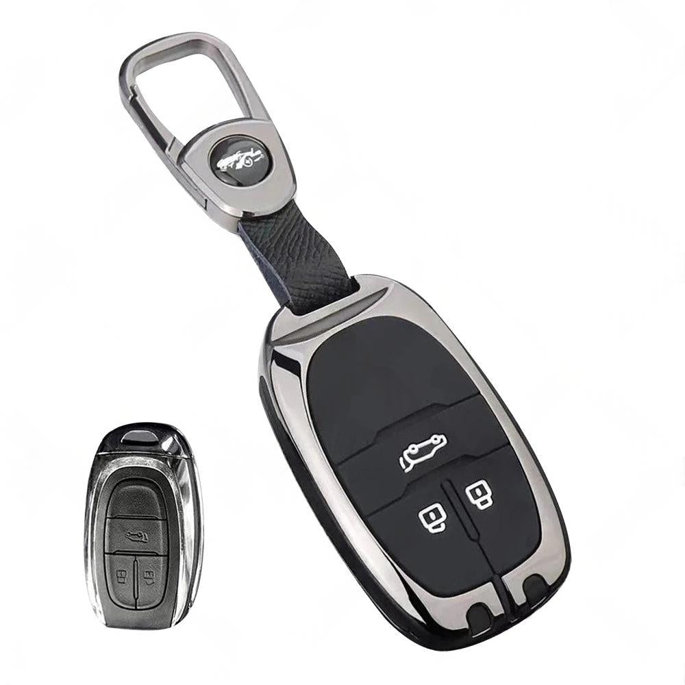 Zinc Alloy Remote Key Fob Case Cover Shell Suitable For LDV D90 3-Button Key Fob.
