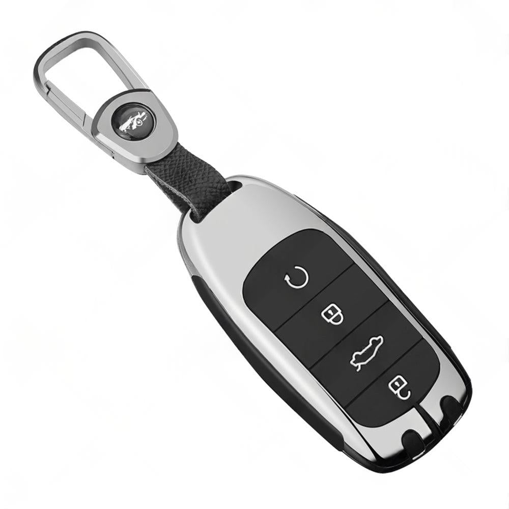 Zinc Alloy Remote Key Fob Case Cover Shell Black Suitable For Chery Omoda 5.