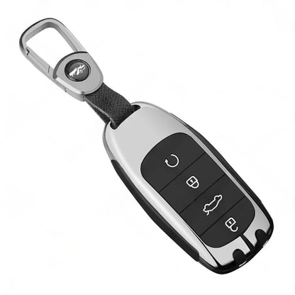 Zinc Alloy Remote Key Fob Case Cover Shell Black Suitable For Chery Omoda 5.
