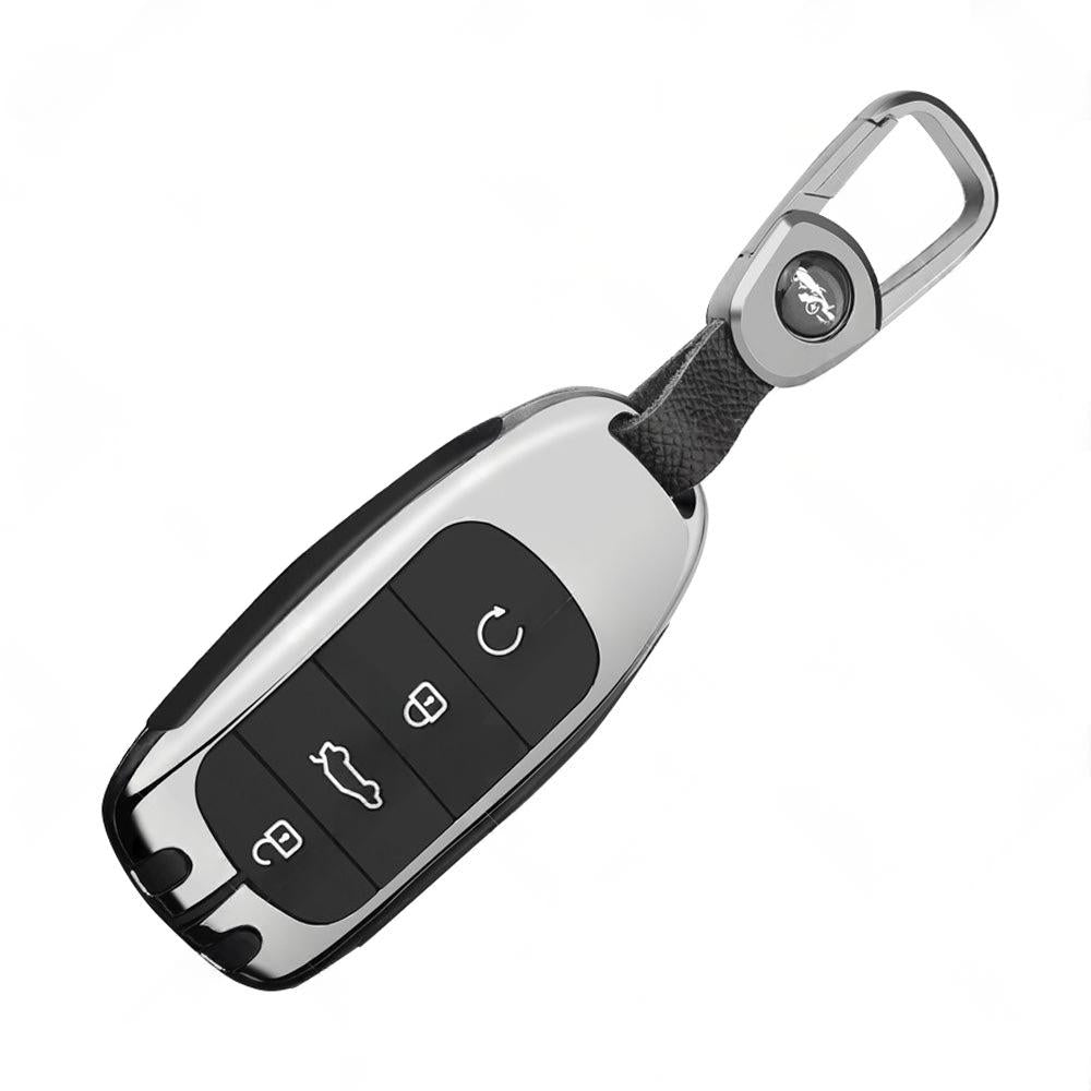 Zinc Alloy Remote Key Fob Case Cover Shell Black Suitable For Chery Omoda 5.