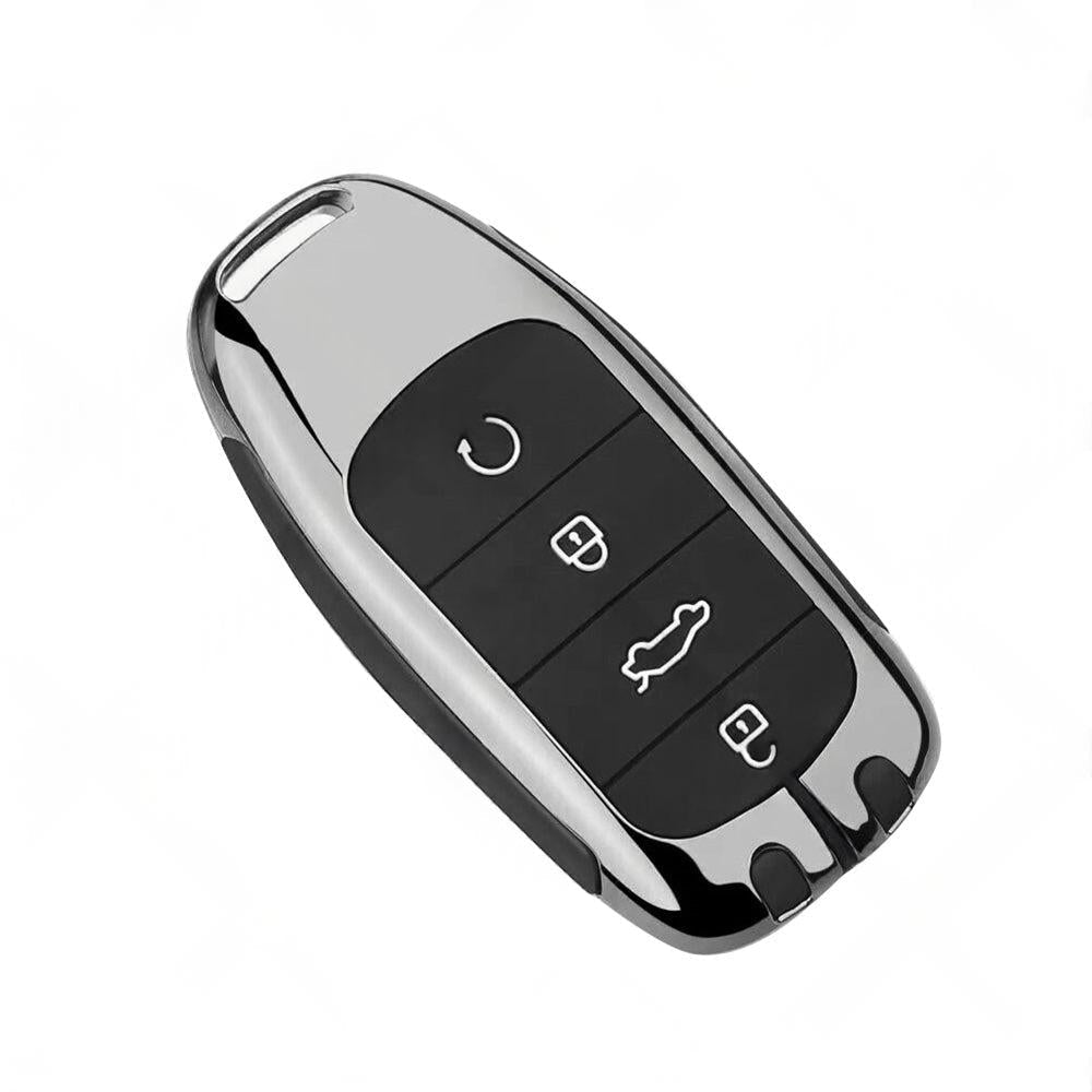 Zinc Alloy Remote Key Fob Case Cover Shell Black Suitable For Chery Omoda 5.