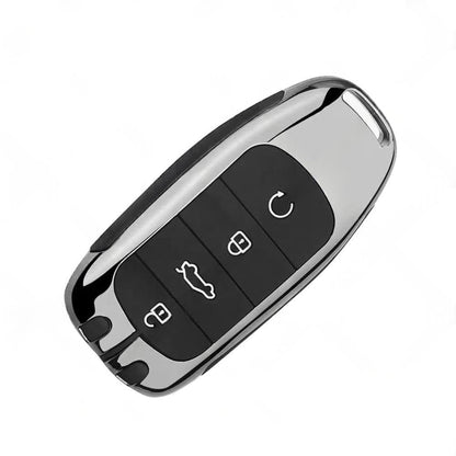 Zinc Alloy Remote Key Fob Case Cover Shell Black Suitable For Chery Omoda 5.