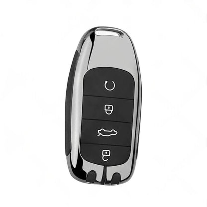 Zinc Alloy Remote Key Fob Case Cover Shell Black Suitable For Chery Omoda 5.