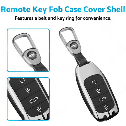 Zinc Alloy Remote Key Fob Case Cover Shell Black Suitable For Chery Omoda 5.