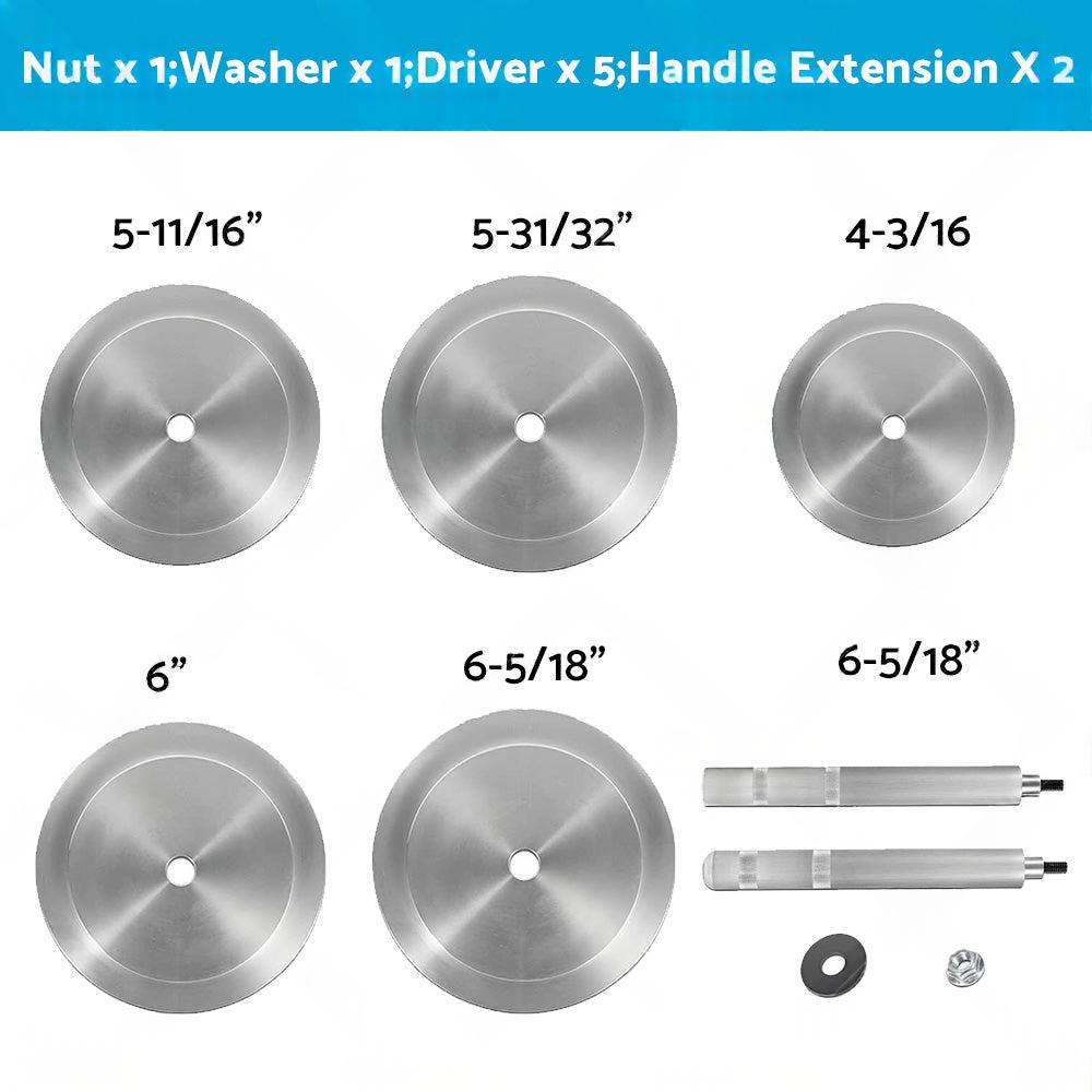 61850 Truck Hub Seal Installer Kit Fit Class 7 and Class 8 Road Trucks Trailers.