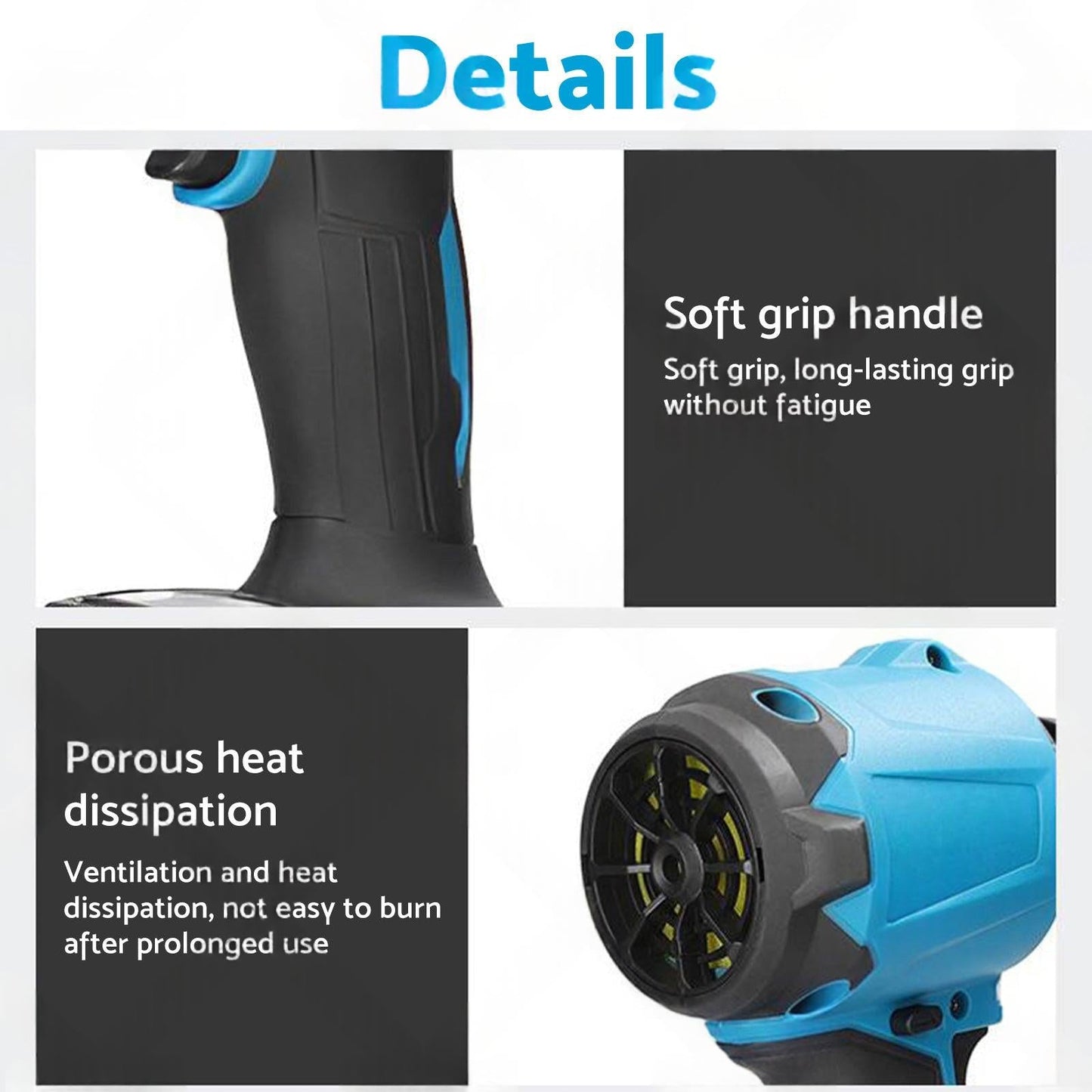 For Makita 18V Battery Cordless Air Duster Dust Blower Inflator Vacuum Cleaner.