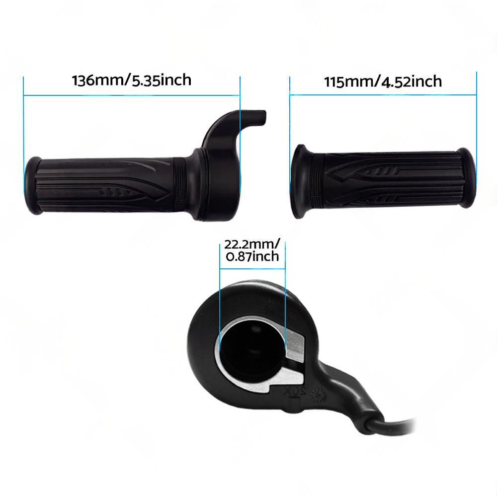 EBike Twist Speed Throttle 12V 24V 36V 48V 72V For Electric Scooter Bicycle Bike.