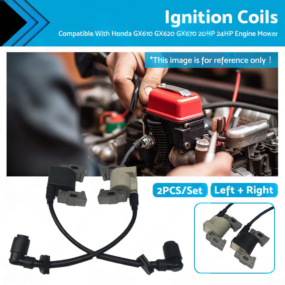 LHRH Mower Ignition Coils Suitable For Honda GX610 GX620 GX670 20HP 24HP Engine.